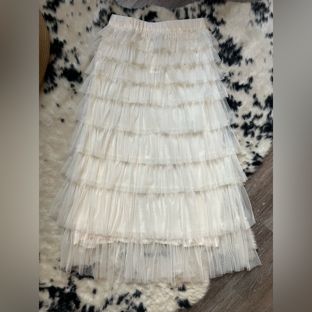 Cupcakes & Cashmere Tulle Maxi Skirt